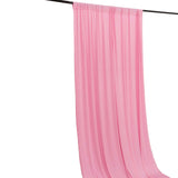 Pink 4-Way Stretch Spandex Photography Backdrop Curtain with Rod Pockets, Drapery Panel