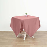 Dusty Rose Polyester Square Tablecloth 54"x54"