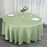 108" Sage Green Satin Round Tablecloth