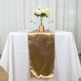 12inch x 108inch Taupe Seamless Satin Table Runner