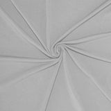 Silver 4-Way Stretch Spandex Photography Backdrop Curtain with Rod Pockets, Drapery Panel#whtbkgd