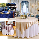 72x72Inch Mauve Premium Velvet Table Overlay, Square Tablecloth Topper