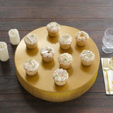 16inch Gold Rhinestones Round Metal Pedestal Cake Stand, Cupcake Holder