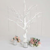 34inches White Manzanita Centerpiece Tree + 8 Acrylic Bead Chains