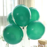 25 Pack | 12Inch Matte Pastel Hunter Emerald Green Helium/Air Latex Party Balloons