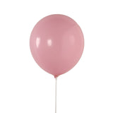 50 Pack Matte Pastel Pink Biodegradable Balloons 12inch, Round Eco-friendly#whtbkgd