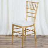 2inch Thick Silver Chiavari Chair Pad, Memory Foam Seat Cushion With Ties and Removable Cover