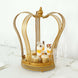 12inch Gold Metal Crown Wedding Cake Stand, Princess Tiara Cupcake Dessert Display Stand