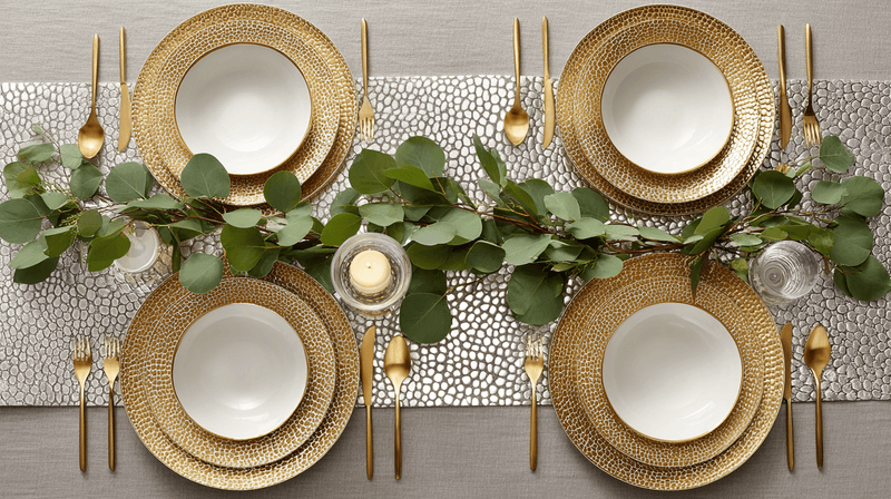 Metallic Accents Christmas Color Palette