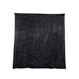 8ft Black Metallic Fringe Shag Photo Backdrop Drapery Panel, Shimmery Tinsel Polyester Divider