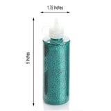 4 oz | Metallic Turquoise Art & Craft Glitter Glue, DIY Sensory Bottle