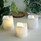 12 Pack - White Flameless LED Candles - Battery Operated Tea Light