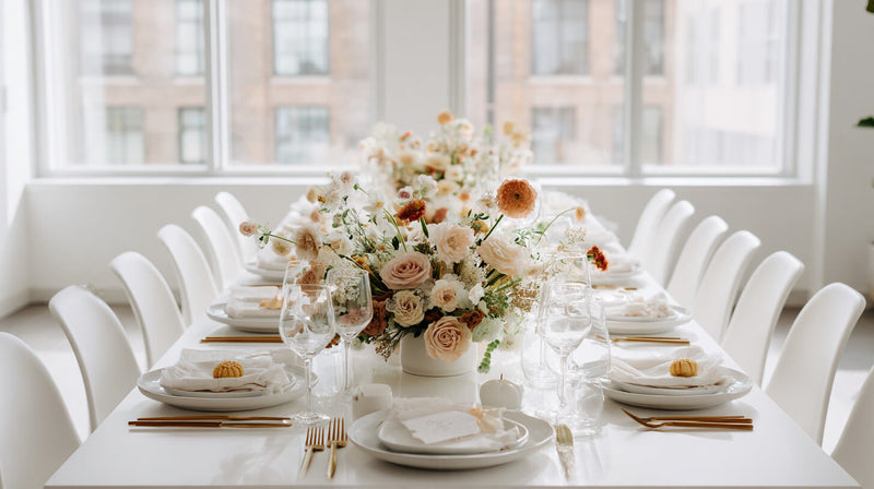 Minimal Design Memorial Day Party Table