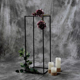 Wedding Flower Stand - Metal Vase Column Stand - Geometric Centerpiece Vase