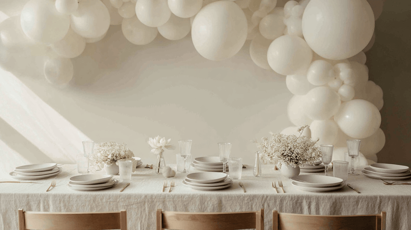 Minimalist Wedding Afterparyty Theme