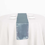 12"x108" Dusty Blue Satin Table Runner