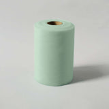 6Inchx 100 Yards Mint Tulle Fabric Bolt, Sheer Fabric Spool Roll For Crafts