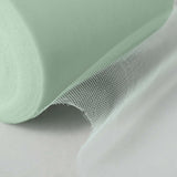 6Inchx 100 Yards Mint Tulle Fabric Bolt, Sheer Fabric Spool Roll For Crafts