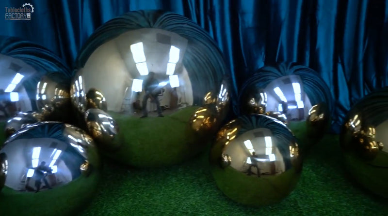 Various mirror ball sizes