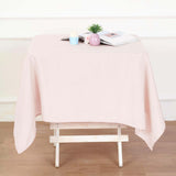 54"x54" Blush Square Polyester Table Overlay