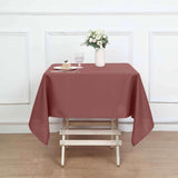 Cinnamon Rose Polyester Square Tablecloth 54"x54"