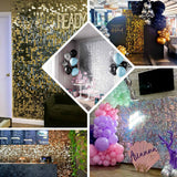 10sq.ft Shiny Gold Round Sequin Shimmer Wall Party Photo Backdrop