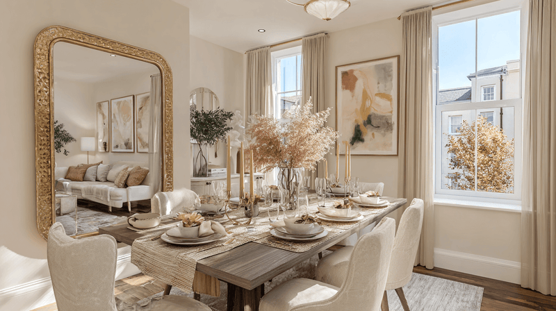 Modern Apartment with Rococo Touches