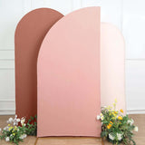 7ft Matte Dusty Rose Spandex Half Moon Chiara Backdrop Stand Cover