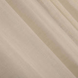 2 Pack | Handmade Beige Faux Linen Curtains 52x84inch Curtain Panels With Chrome Grommets