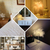 15inch LED Cinnamon Rose Feather Table Lamp Wedding Centerpiece