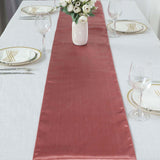 12inch x 108inch Cinnamon Rose Seamless Satin Table Runner