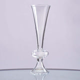 4 Pack | 11" Reversible Crystal Ball Trumpet Glass Vase