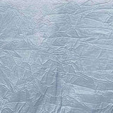 90x156Inch Dusty Blue Accordion Crinkle Taffeta Rectangular Tablecloth#whtbkgd