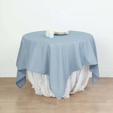 Dusty Blue Polyester Square Tablecloth 70"x70"