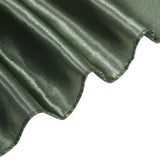 5 Pack | Eucalyptus Sage Green Satin Chair Sashes - 6inch x 106inch