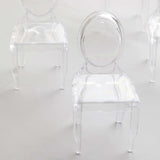 12 Pack | Clear Chair Shaped Party Favor Gift Holders, Candy Treat Display - 4Inch