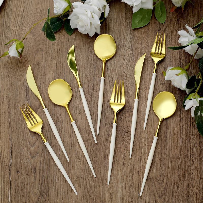 Gold and Ivory Cutlery