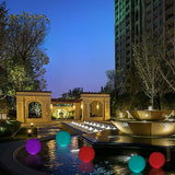 12inch Floating Pool Light Up Ball, Inflatable Outdoor Garden Lights With Remote - 13 RGB Colors