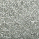 6 Pack | 15inch Silver Metallic String Woven Placemats, Round Table Mats