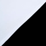 7ft Matte White Spandex Half Moon Chiara Backdrop Stand Cover