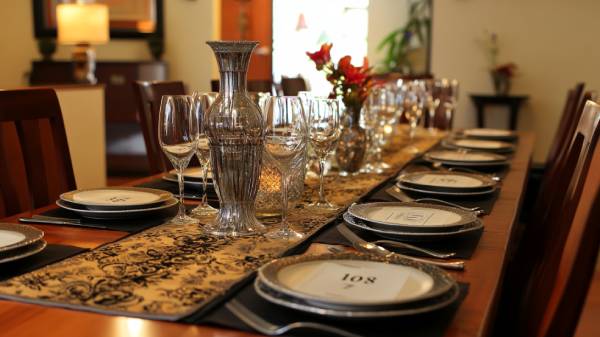 modern table runner- long vs short