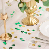 15G Bag | Metallic Green and Gold Tropical Palm Leaf Table Confetti