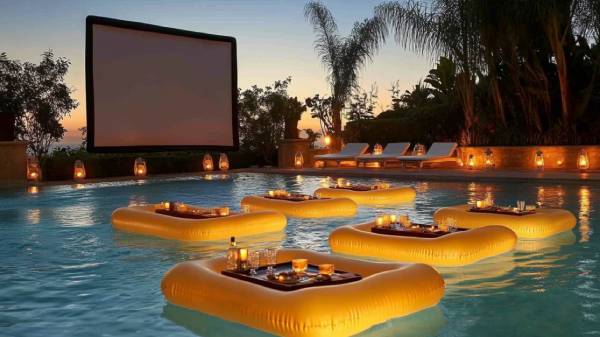 movie night- pool