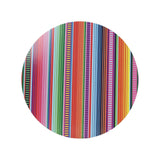 10 Pack Cinco De Mayo Party Theme Paper Placemats, 13inch Round Mexican Serape Fiesta#whtbkgd