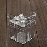 12 Pack | Clear Party Favor Gift Boxes, Candy Treat Goodie Containers - 3Inch