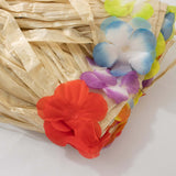 9FT Natural Raffia Table Skirt, Tropical Table Skirts for Hawaiian Decoration