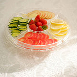 12inch Clear Acrylic Cake Plate Stand & Dome Lid, Multipurpose Serving Dish