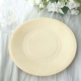 25 Pack | 9inches Eco Friendly Natural Birchwood Wooden Round Dinner Plates