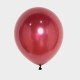 25 Pack | 12inch Shiny Pearl Burgundy Latex Helium or Air Balloons