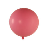 5 Pack Large Matte Pastel Pink Biodegradable Balloons, 36inch Round Eco-friendly#whtbkgd